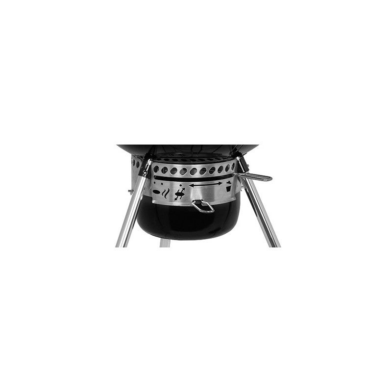 Weber GBS E-5750 Barbecue Master Touch Grill Carrello Charcoal Argento Nero - 7