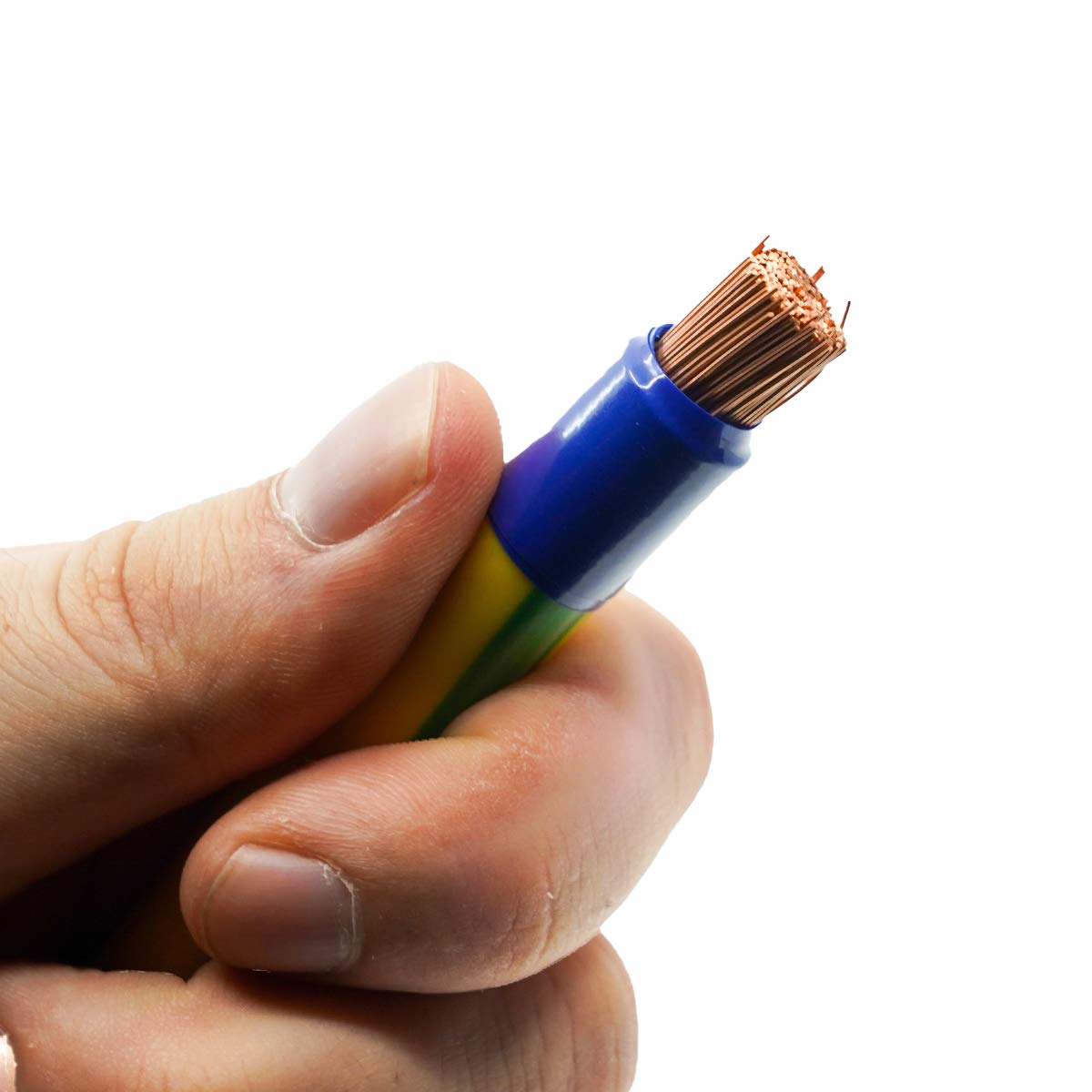 ERKO Nastro Isolante elettrico blu 15 mm x 10 m 10 Pezzi, PVC Per isolare, Riparare e legare, nastro adesivo, Per tensioni fino a 6 kv, elettrici prof - 3