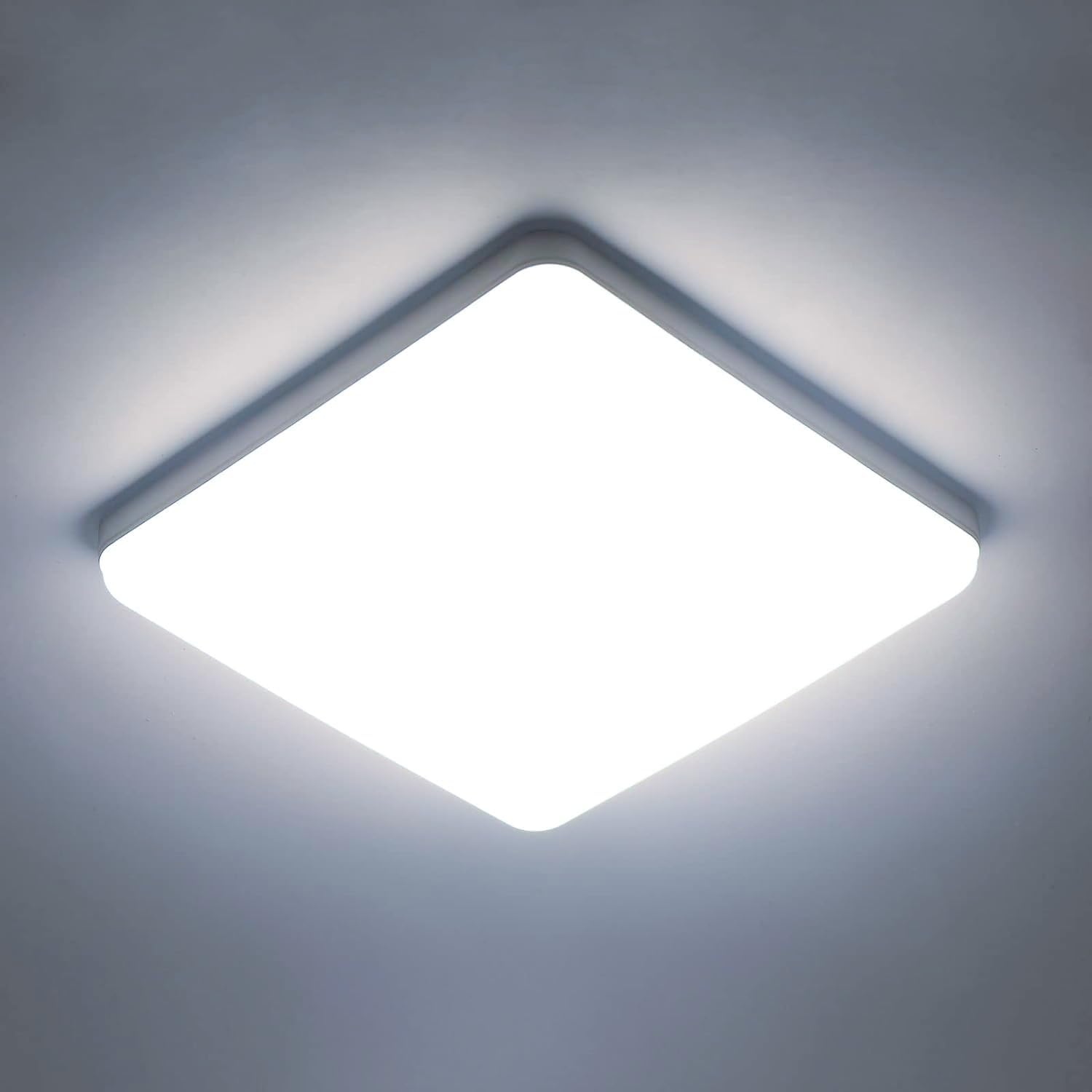 Plafonnier Encastré Rond 18W 6500K - Blanc Froid, économique, Pour Chambre, Cuisine, Bureau