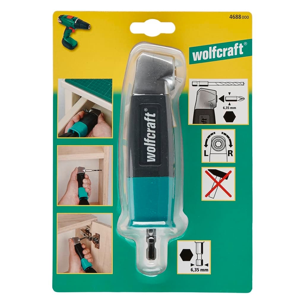 Renvoi d'Angle Compact pour Percer et Visser à 90° - wolfcraft 4688000 - 7