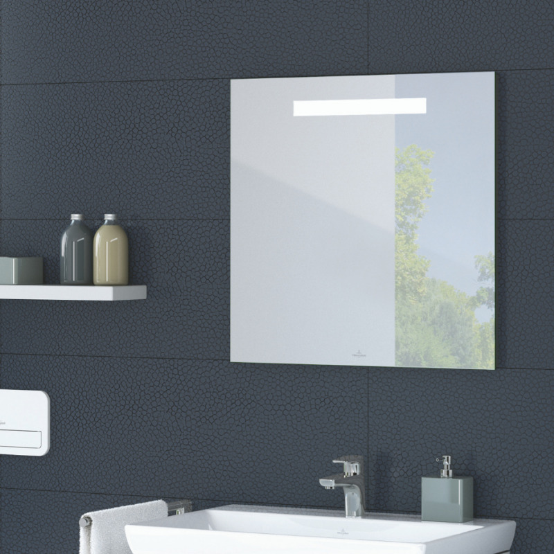 Villeroy & boch more to see one mirror a43060, 600 x 600 x 30mm, con iluminación led para el control de la estancia