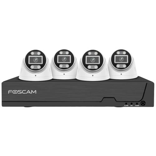 Set pour caméra de surveillance Foscam Schloss / Zutrittskontrolle FN9108E-T4-2T Ethernet IP-8 canaux avec 4 caméras - 2