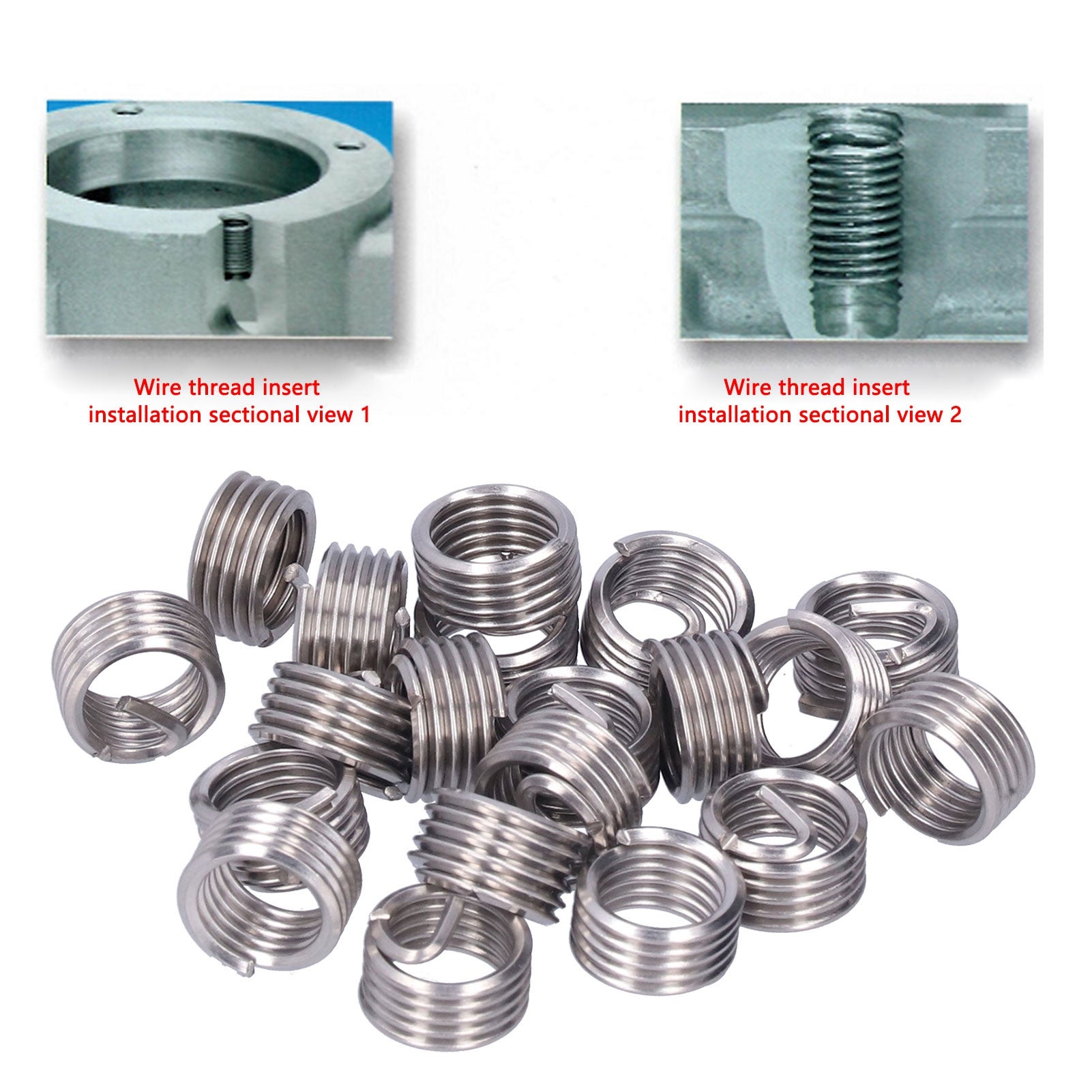 Matrice Per Filettatura PATIKIL 1/4-20 UNC - Utensile In Acciaio Per Legno E Metallo