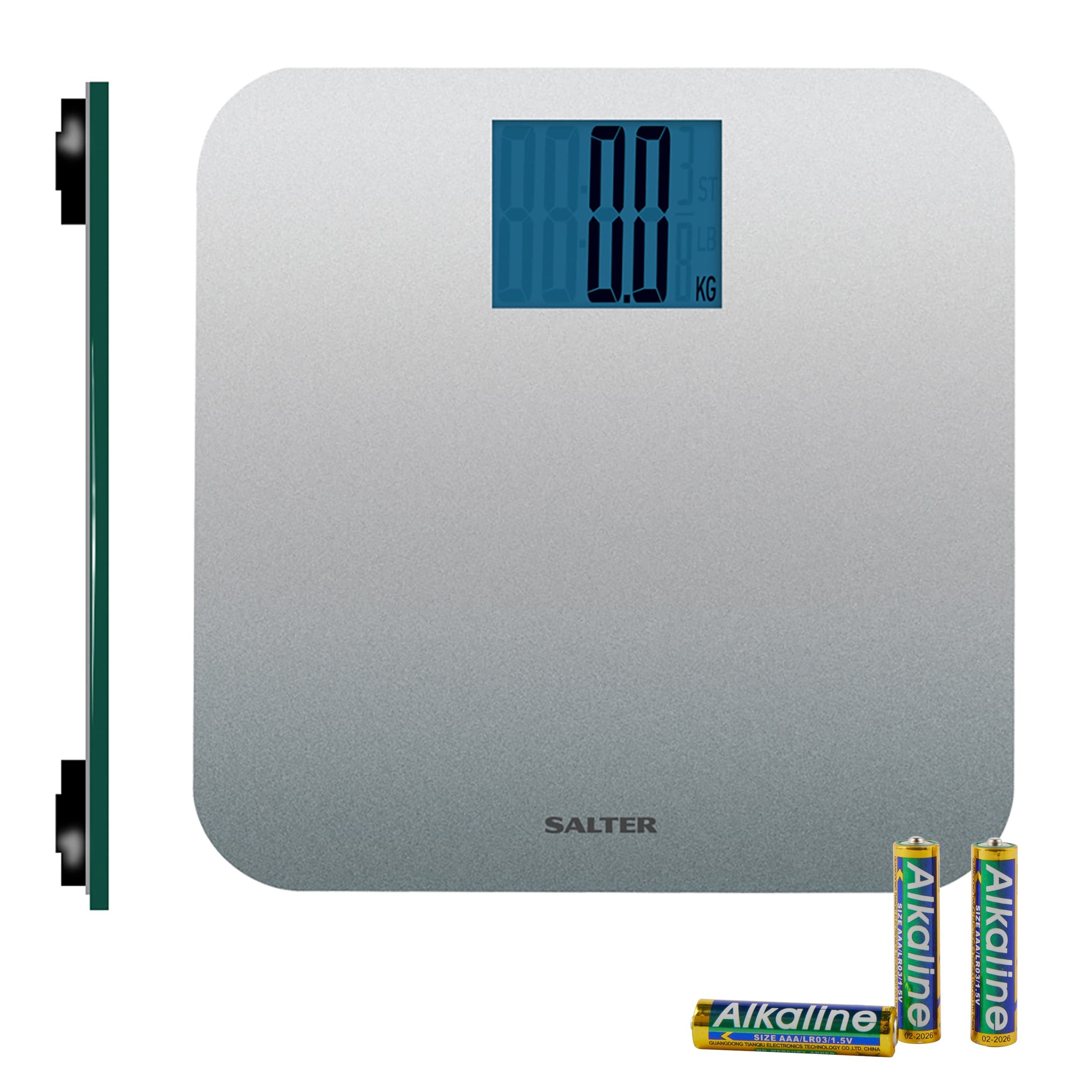 Bilancia Pesapersone Digitale EatSmart Precision Plus: 200kg, Ampia Piattaforma In Vetro E Display Retroilluminato