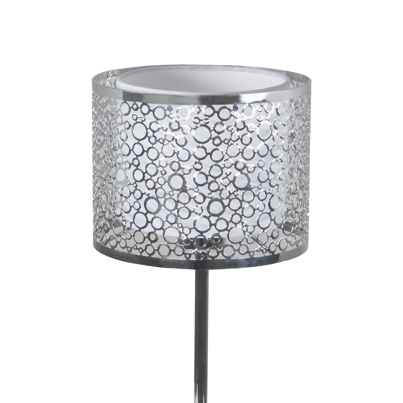 Lampe à Poser Ronde 1xE14 Cercles Métal - 2