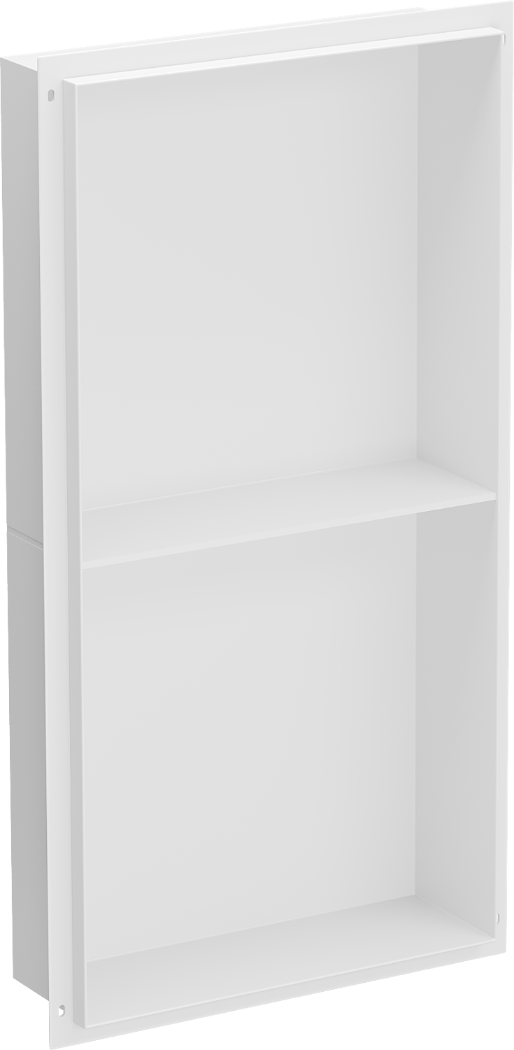 Mexen X-Wall-NR półka wnękowa bez kołnierza z półką 60 x 30 cm, biały - 1921603010S