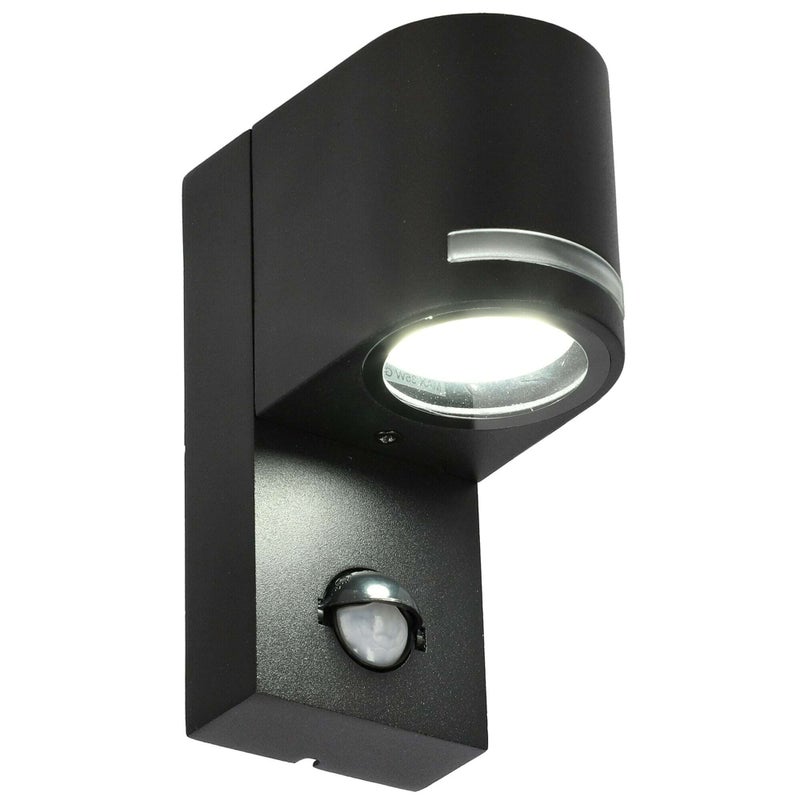 Kinkiet zewnętrzny z czujnikiem ruchu Vira 1 Sensor GU10 czarny IP54 EDO SOLUTIONS