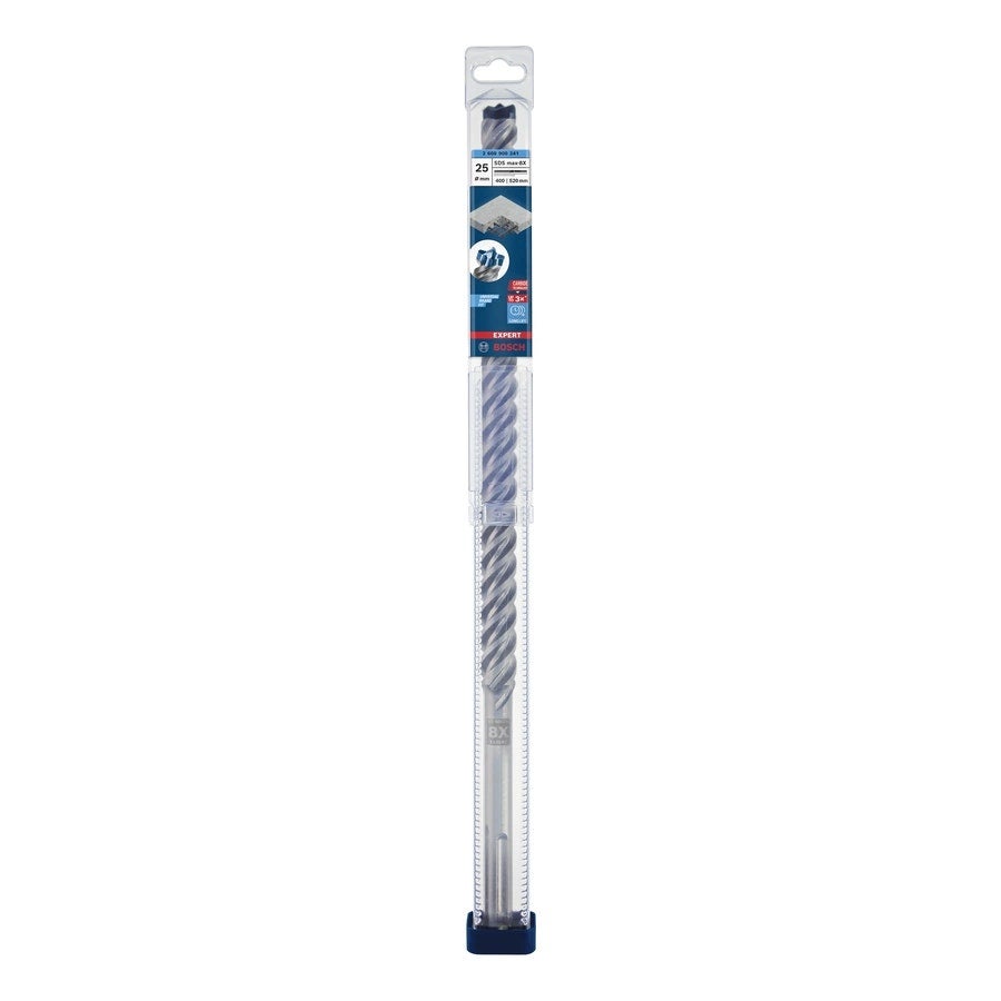 Bosch Professional - Foret béton 25mm SDS MAX 8X Expert 25x400x520mm 4 taillants - 2608900241 - 2
