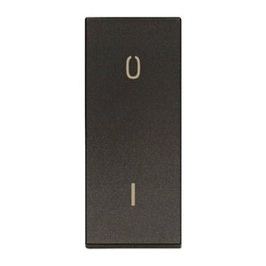 Wipp Pulsador Para Persianas Con Marco De Cristal Negro | Control De Subir/Bajar Motores | 16A/250V | Instalación Vertical U Horizontal | Luxus-Time