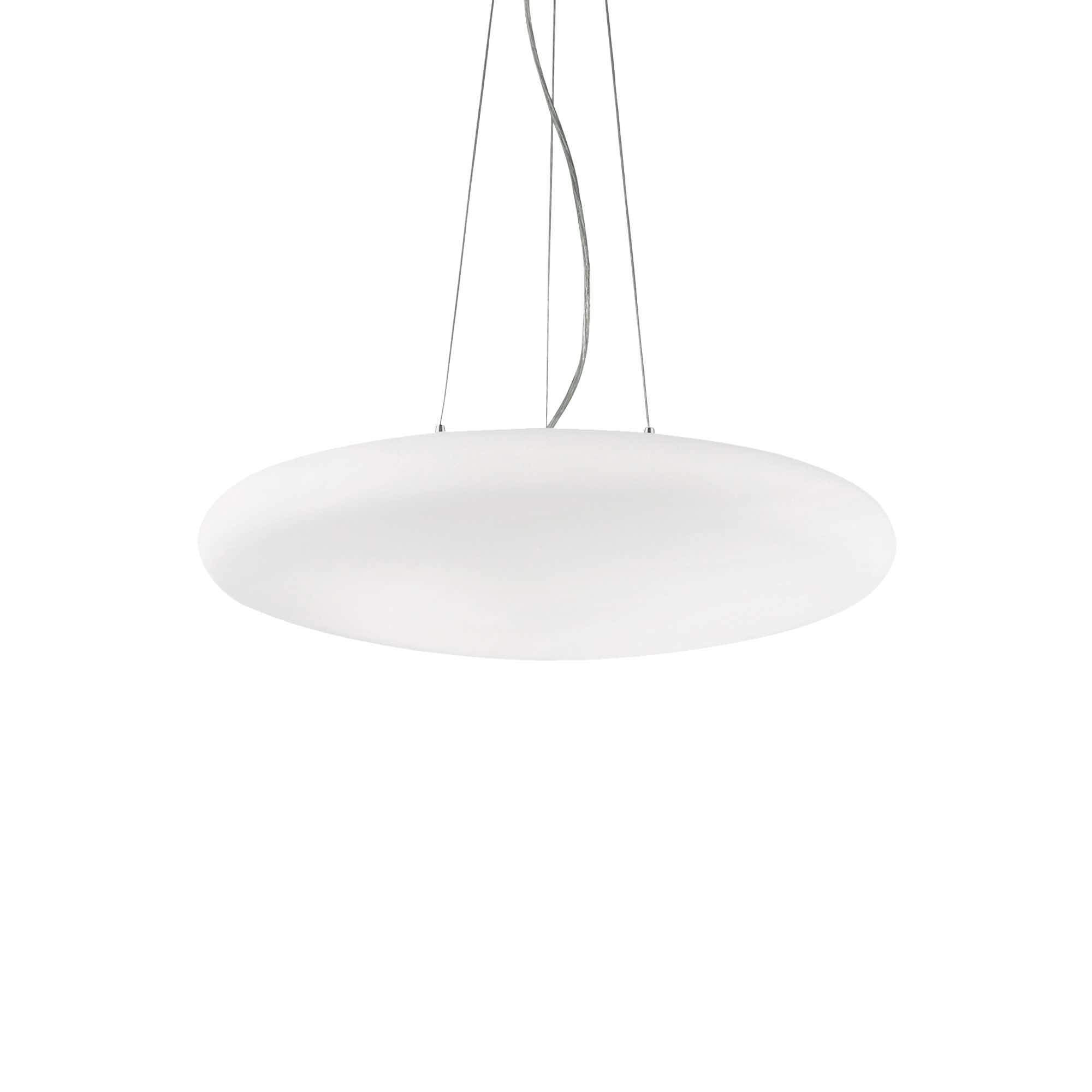 Ideal Lux  Suspension Blanche Smarties Bianco 5 Ampoules , Leroy Merlin