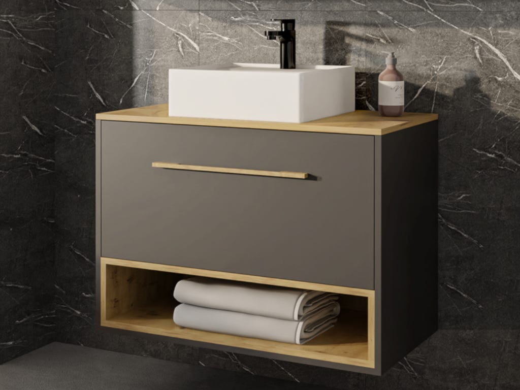 Meuble Salle De Bain 80 Cm Suspendu