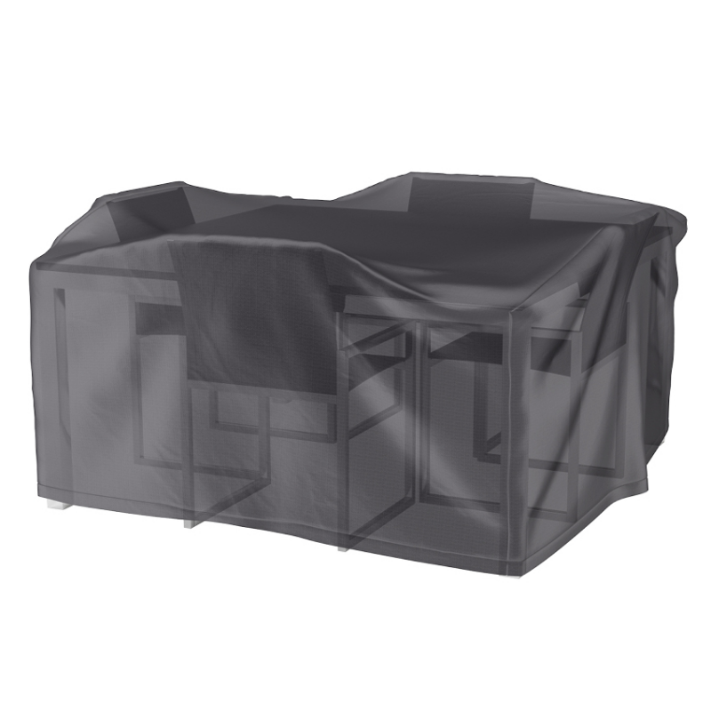 Husa mobilier gradina AeroCover pentru set masa si scaune gradina, 160x150x85 cm, dreptunghiulara, antracit