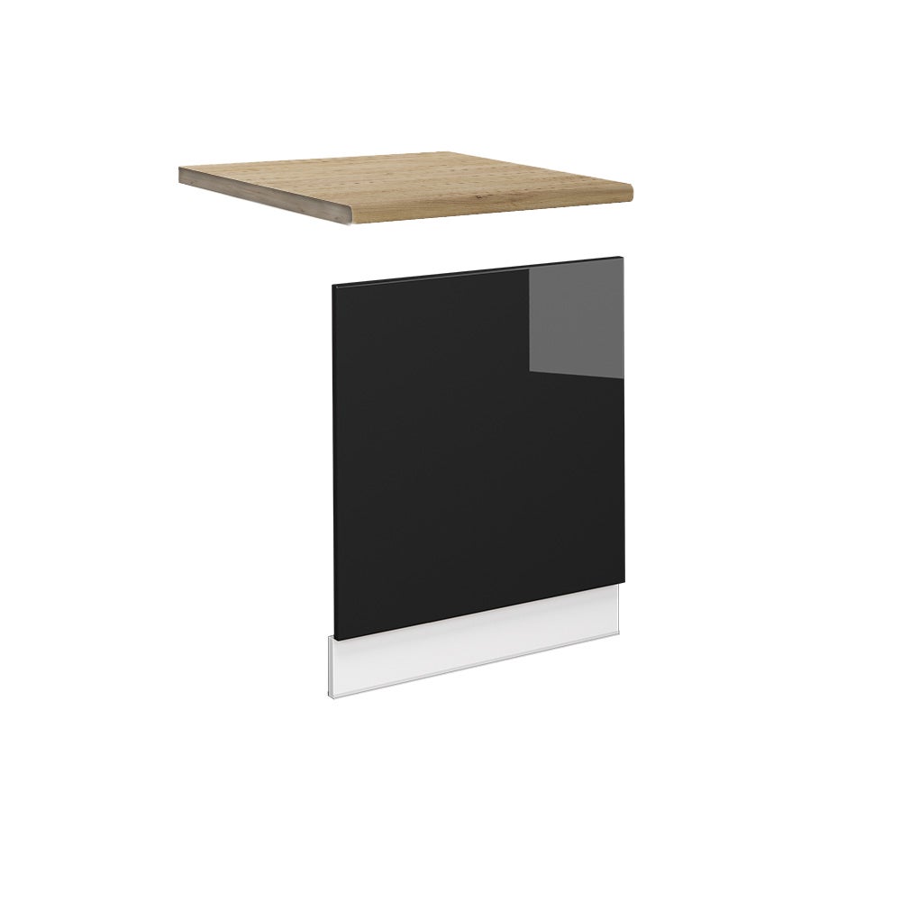 Vicco Panel przedni Fame-Line, Czarny dąb wysoki połysk, 60 cm , BP Dąb