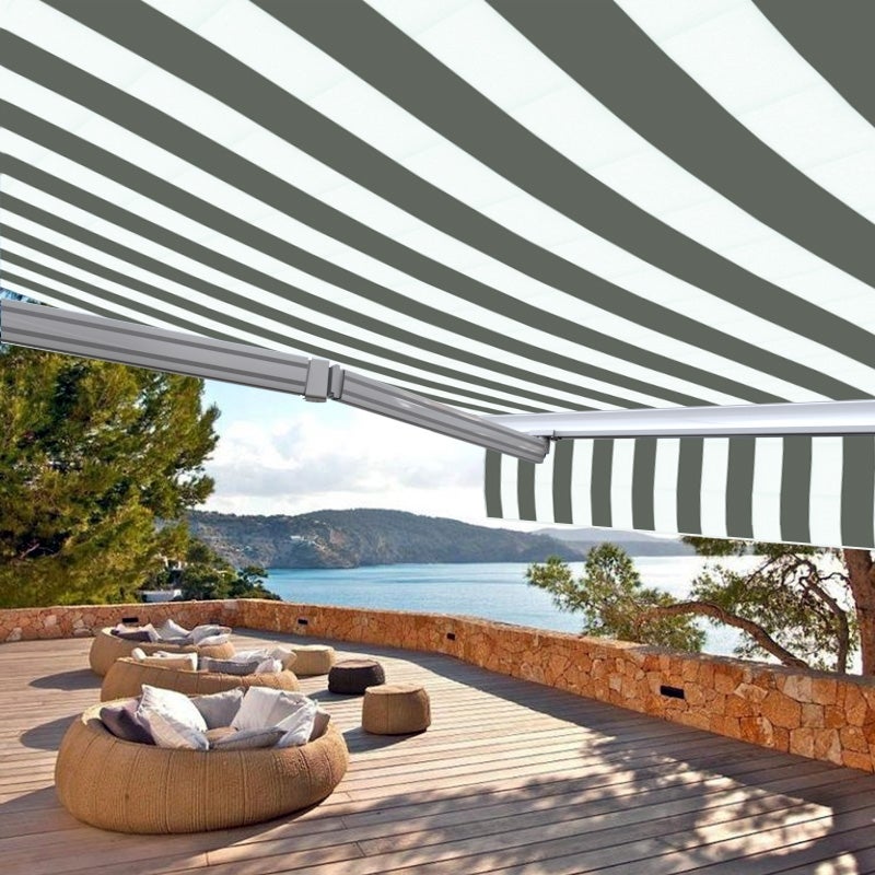 Store banne 2,5 x 2 m avec bras articulé, auvent de balcon, auvent de