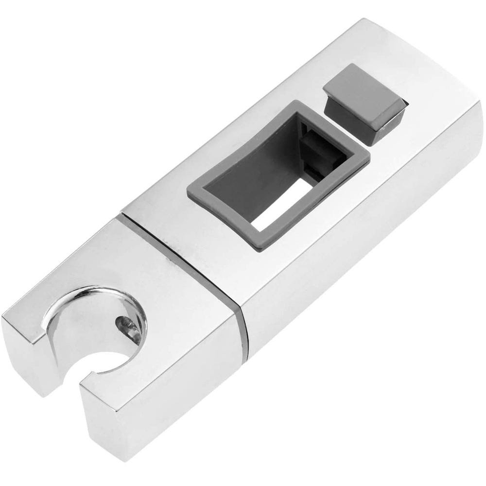 Supporto Per Soffione Doccia Regolabile Per Barra Scorrevole, Universale Da 18 A 25 Mm, Supporto Per Testa Girevole A 360 °, Supporto Per Soffione Scorrevole Per Barra Scorrevole, Morsetto Per Bagno - Foto 7