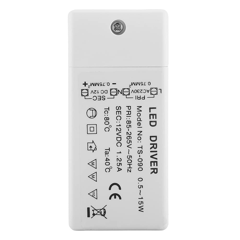 DEIFUA Trasformatore LED, AC 240 V a DC 12 V 850 mA 10 W Transfo, confezione da 2, mini adattatore di alimentazione, adatto per pilotare lampadine LED MR11 G4 MR16 GU5.3, strisce LED