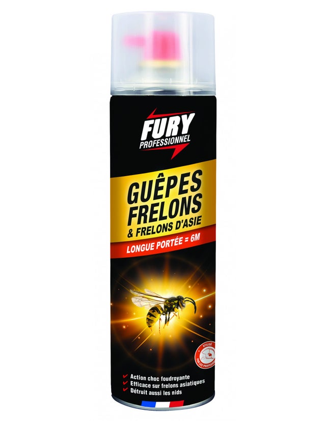 FURY FRELONS ET GUEPES EXT LONGUE PORTEE AERO 500 ML