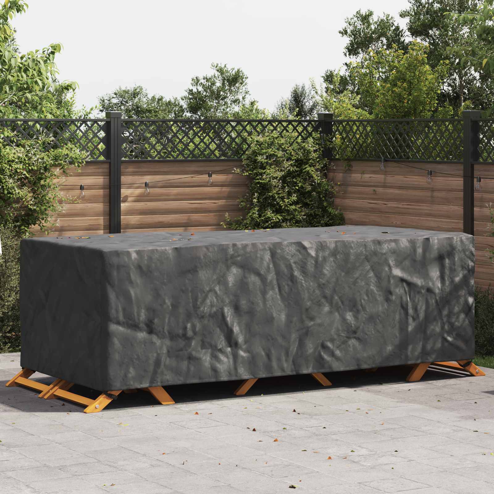 Pokrowiec na meble ogrodowe Czarny 300 x 140 x 90 cm 210D