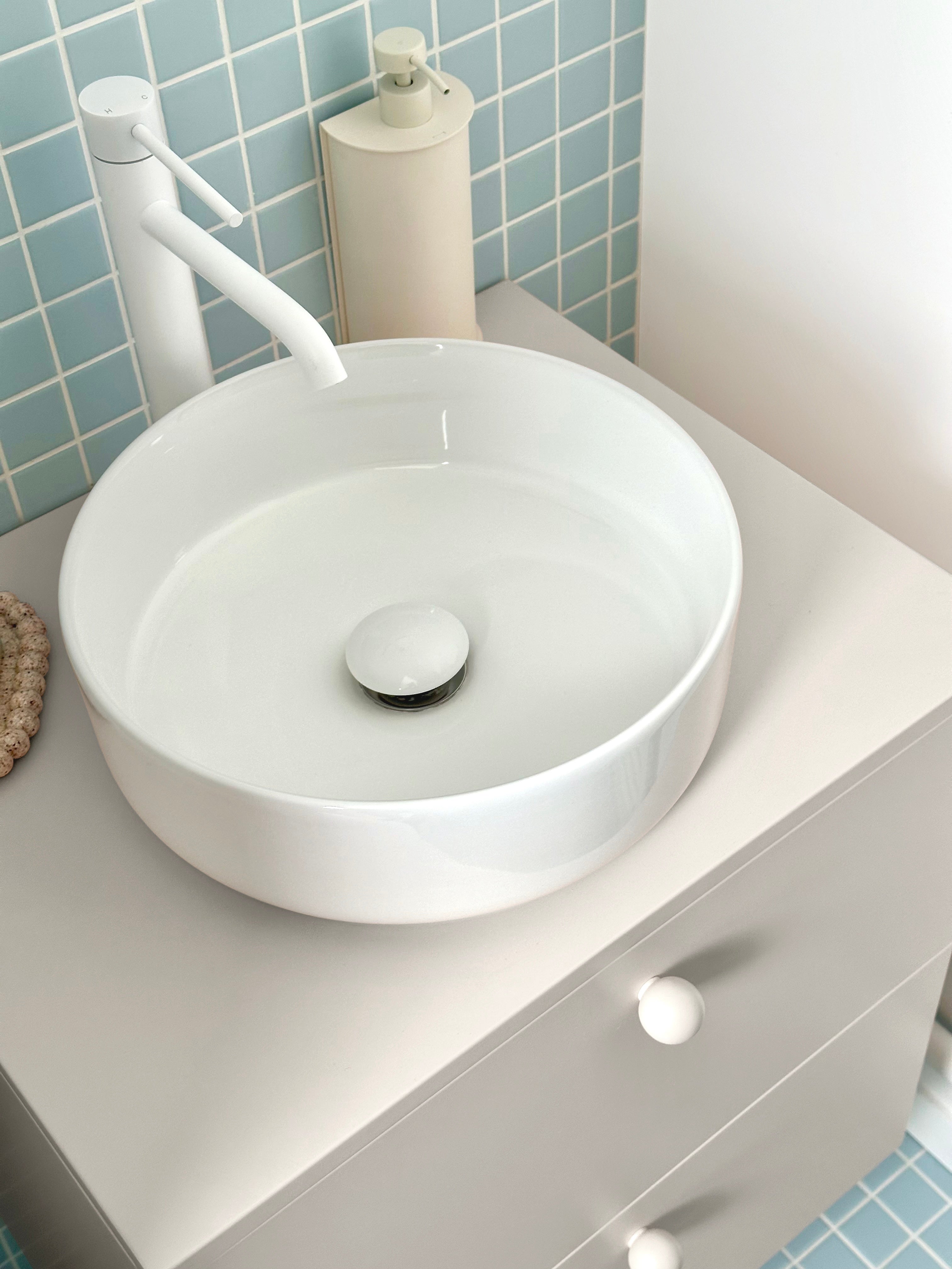 Meuble sous vasque de salle de bain - Marco 60 sans plan vasque Craie - polopolo.fr L60xP48xH60cm - 2