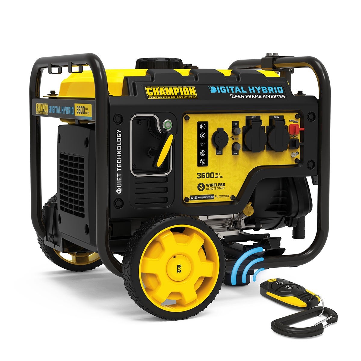 Gerador INVERTER 3600W Champion Arranque elétrico + Controlo 