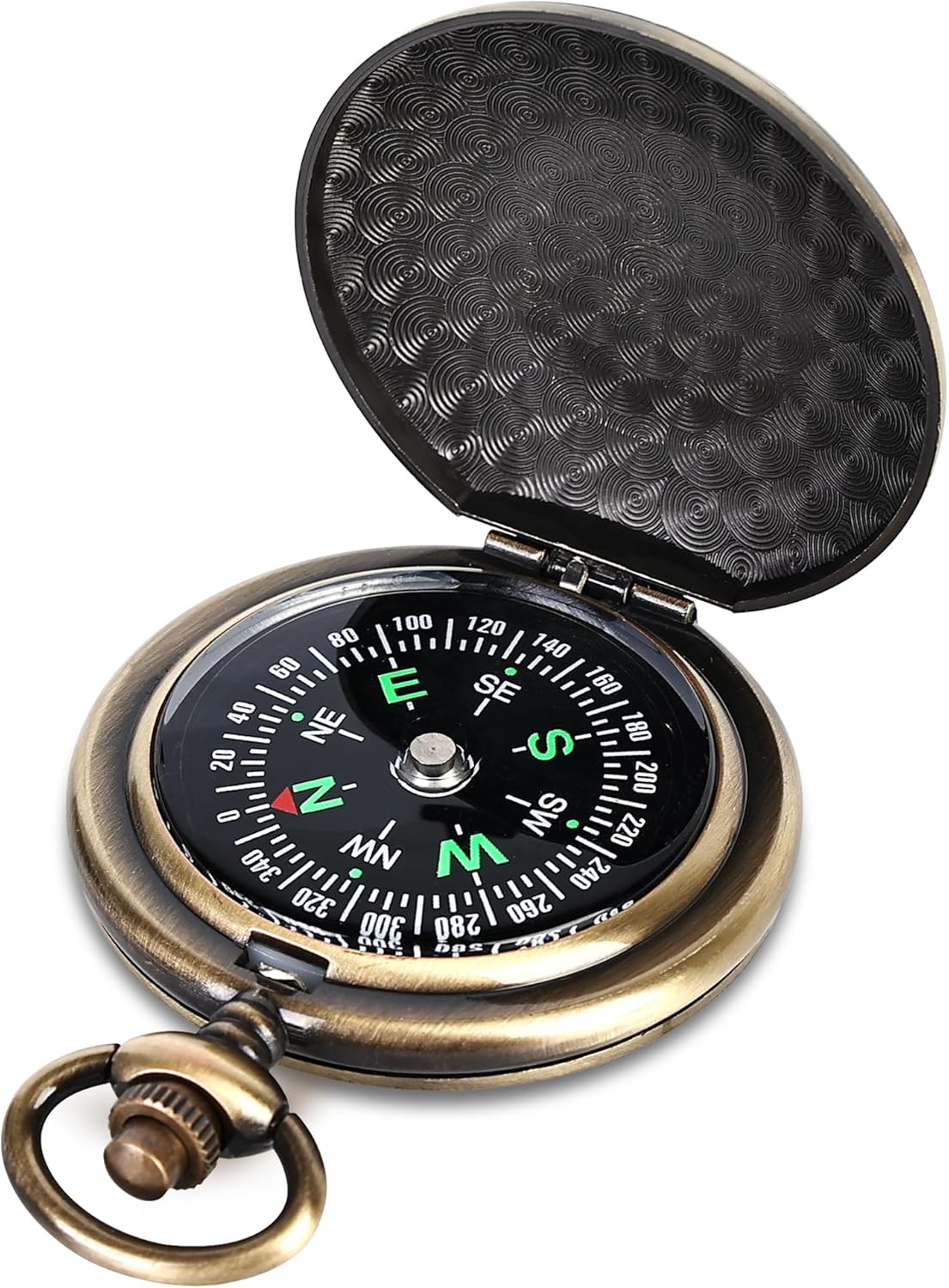 Brújula Militar Profesional, Brújula Metálica Resistente Al Agua IP65 Brujula Fluorescente Con Clinometro Y Bolsa De Transporte Para Aventura Camping Y Orientacion 86836475