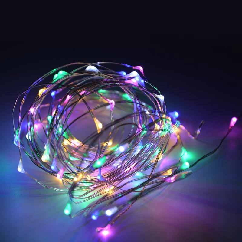 Guirlande Led Lumineuse Fil De Cuivre Led Fairy Lights M Leroy