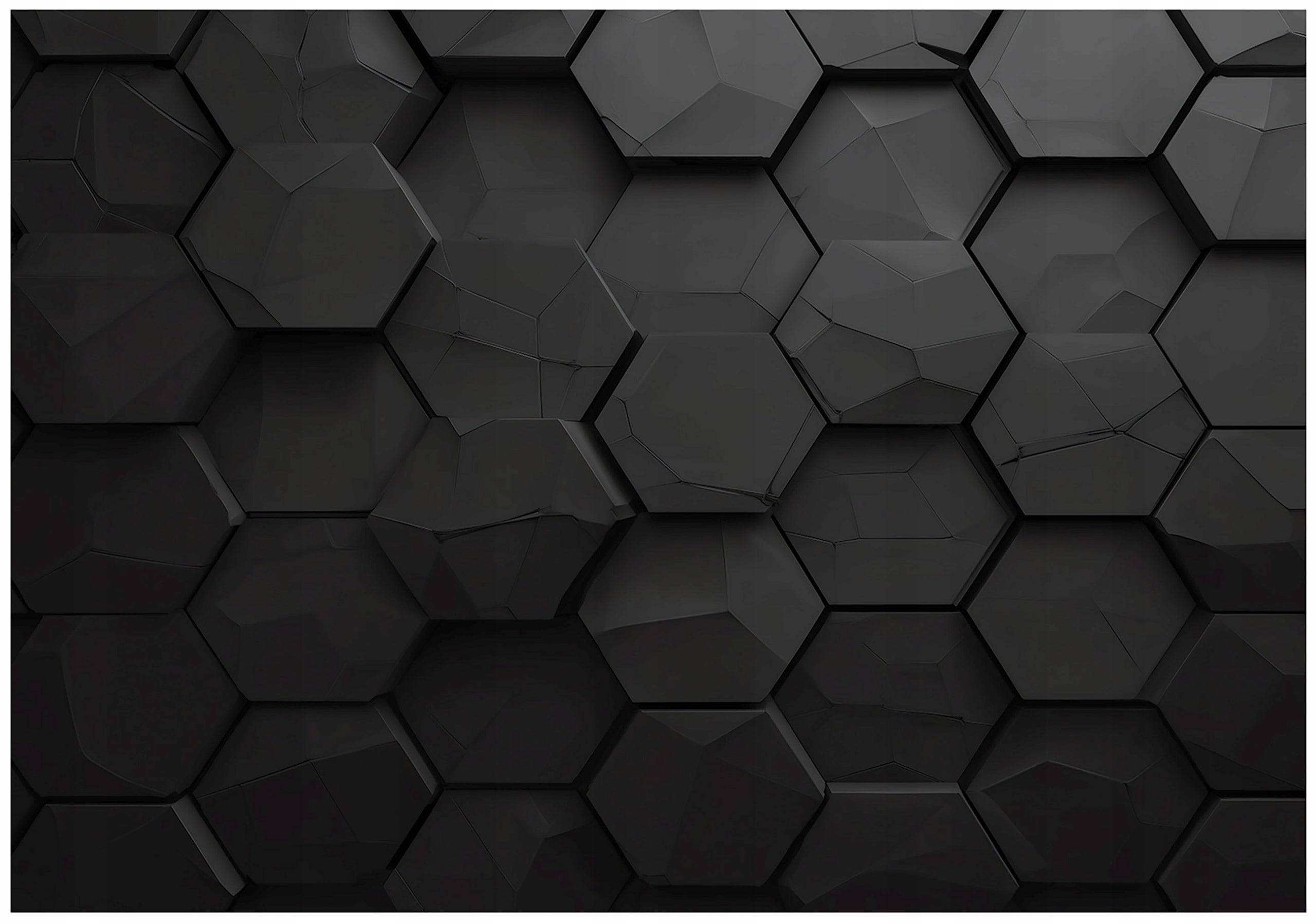 Fototapeta 3D Geometryczna Heksagony 350x250 cm Tapeta Do Pokoju Dziecęcego Na Flizelinie