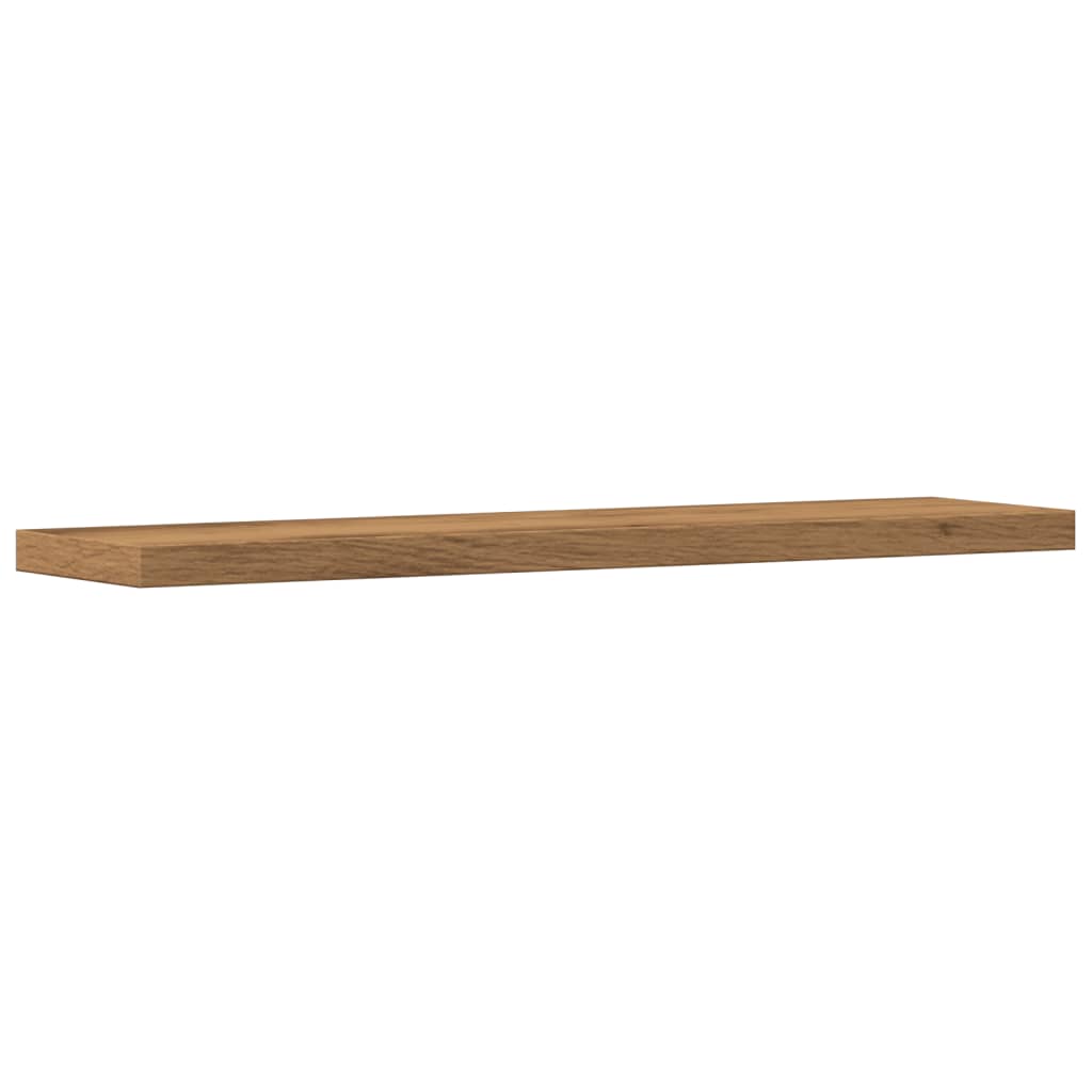 4 pcs Étagères murale | Étagère flottante | Étagères de rangements chêne artisanal 40x10x1,5 cm CFW54327 - 7