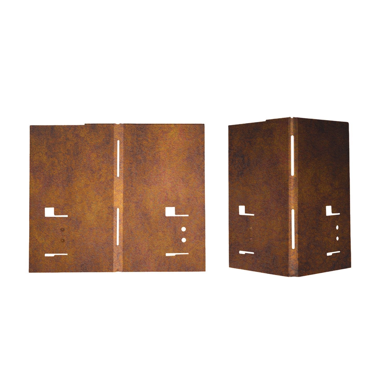 Angolo per il bordure per aiuole acciaio corten, cordoli per aiuole, 8 x 8 x 13,5 cm | bordure Angolo per il bordure per aiuole acciaio corten, cordoli per aiuole, 8 x 8 x 13,5 cm | bordure