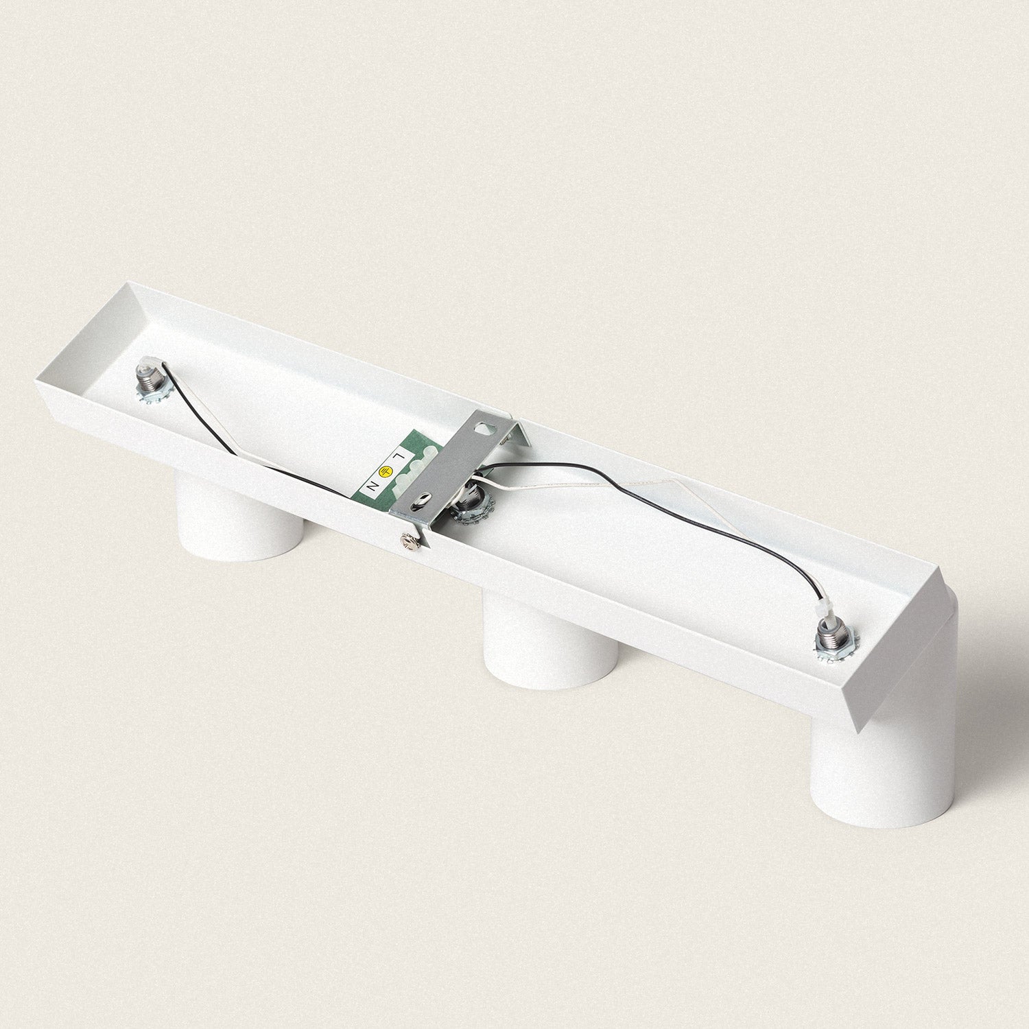 Ledkia - Lampada da Soffitto Orientabile Metallo 3 Faretti Wuedy, Bianco, Ferro, IP20, 0.0lm Fer - 8
