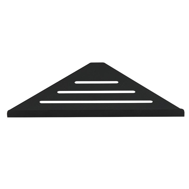 Mensola Angolare Per Doccia In Acciaio Inox 30 Cm - Ripiano Da Parete Triangolare Per Bagno E Cucina, Argento