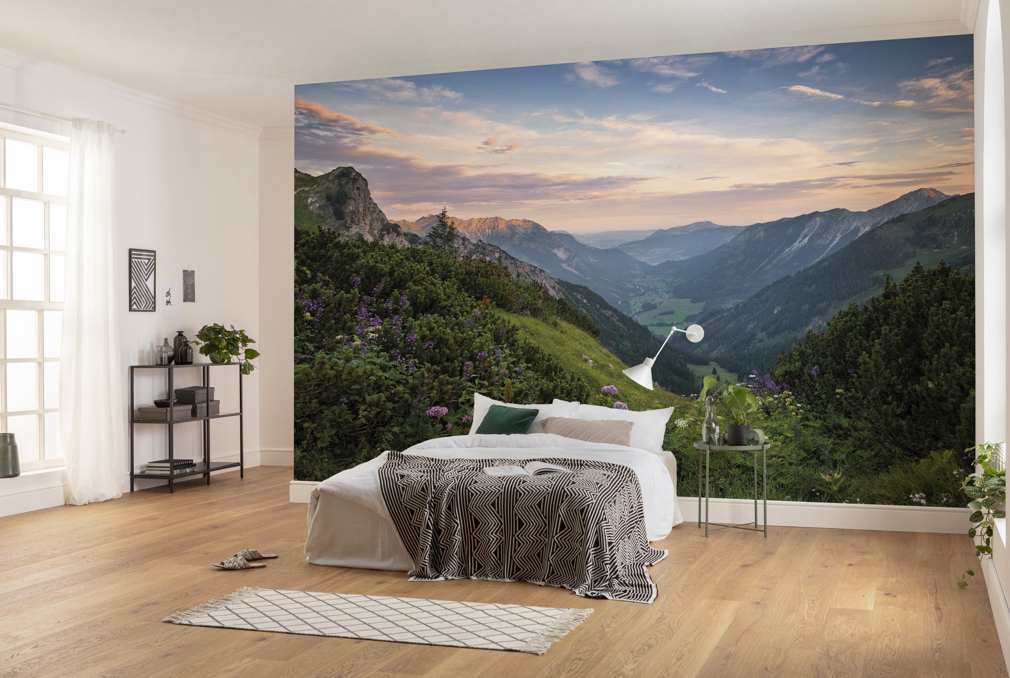 Fototapeta krajobraz zielonymIniebieskim - 450 x 280 cm - SANDERS &amp; SANDERS