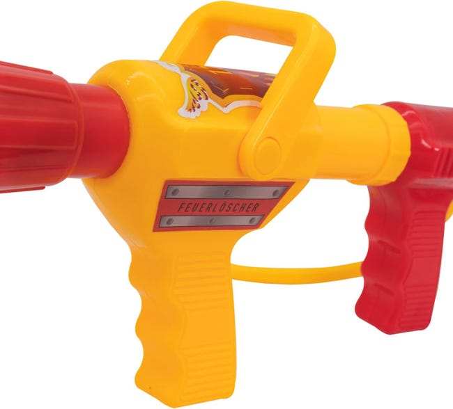 Relaxdays Lance à Eau de Pompier, Lot de 2, 2,5 l de réservoir, 5 m de portée, 2 Fonctions de Jet, Sac à Dos Enfants, Rouge-Jaune Relaxdays Lance à Eau de Pompier, Lot de 2, 2,5 l de réservoir, 5 m de portée, 2 Fonctions de Jet, Sac à Dos Enfants, Rouge-Jaune