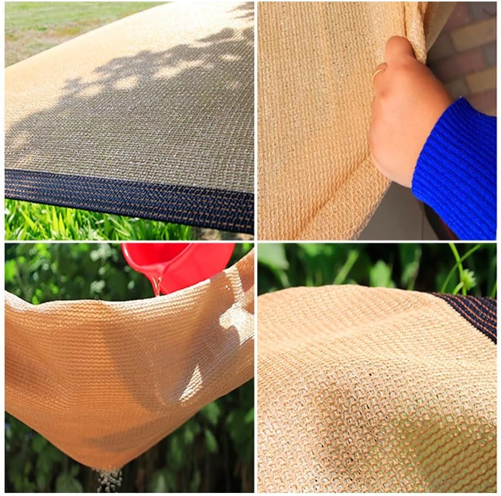 Toile d'ombrage pour jardin – Protection solaire à 90 % pour terrasse, pergola,abri voiture et jardin (3 x 4 m) - 4