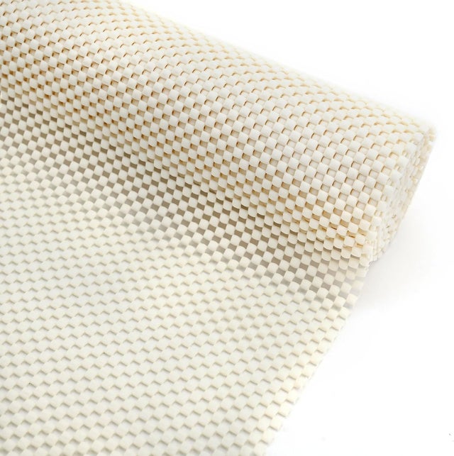 Alfombra antideslizante multiusos - Alfombra antideslizante de PVC - Base antideslizante para alfombra - Beige - 30 x 150 cm