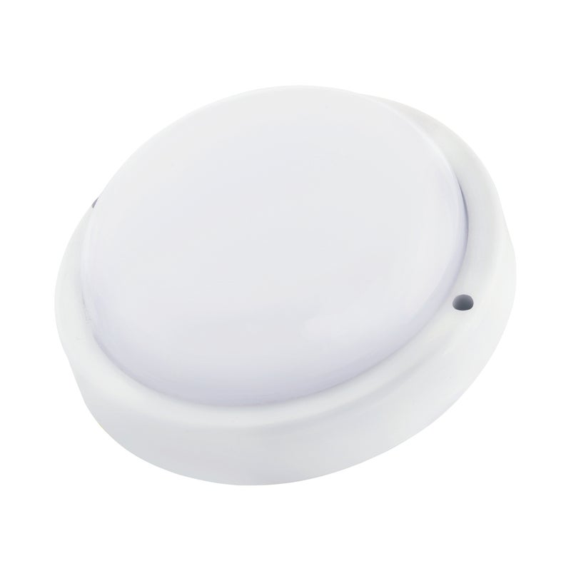 Plafon z czujnikiem ruchu LED Maks 18W 21cm IP54 neutralna biel 4000K biały lampa MasterLED