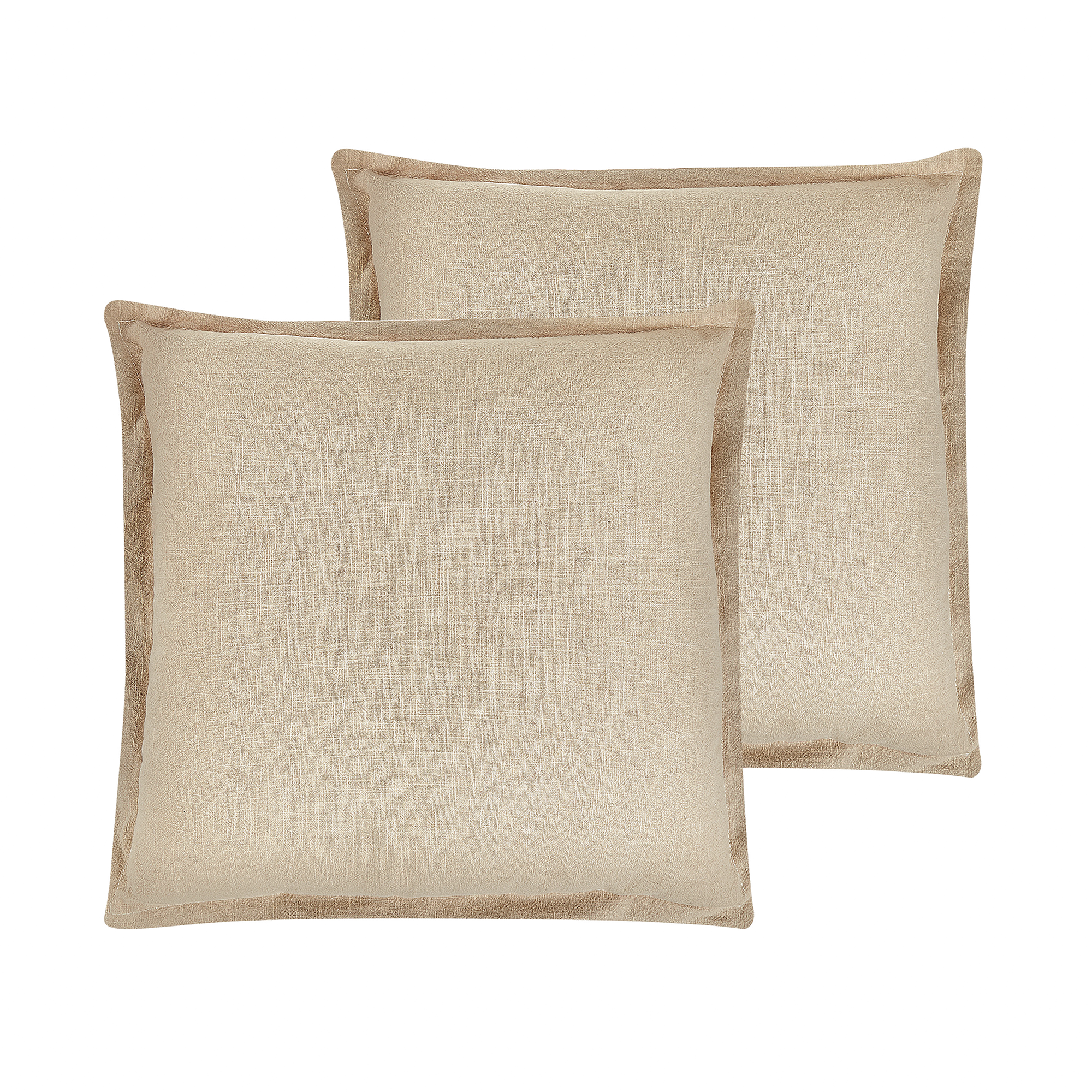Lot De 4 Coussins Iosis Paris – 45x45 Cm – Marron – Thème Nature – Occasion