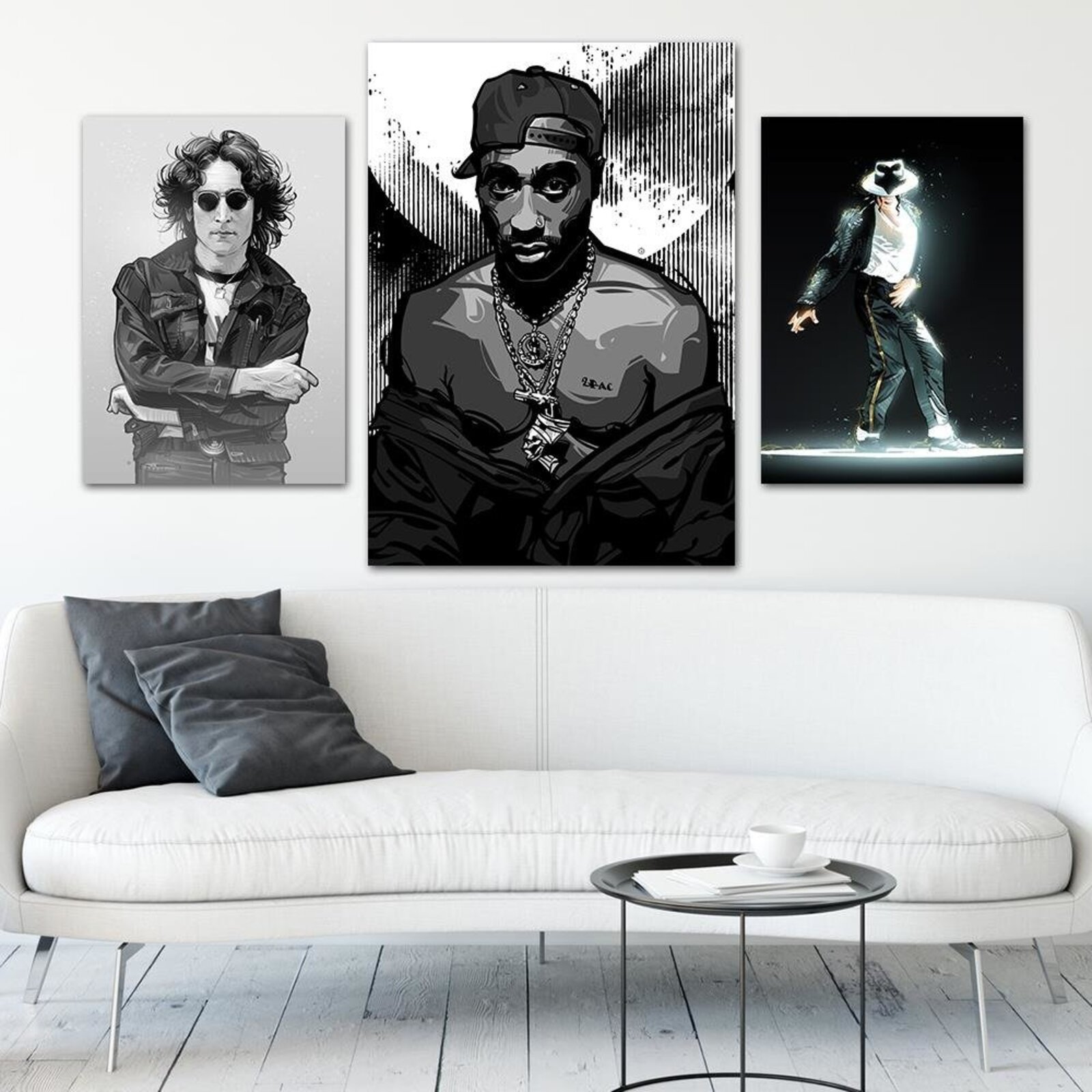 Tableau bois roi rap - 50 x 70 cm - 4