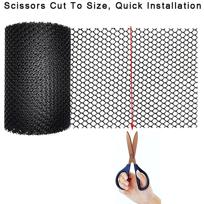 Ogrodzenia - 18 cm x 8 m - Siatka plastikowa - Siatka plastikowa w rolce - Siatka ogrodowa - Siatka dla drobiu - Ogrodnictwo - Ogrodzenia ogrodowe - S - 8