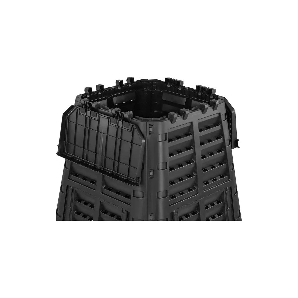 Compostiera da giardino XL 480L BRIXO KOMPOBOX Ortaggi Prato Humus Rifiuti di cucina 93,3 X 93,3 X H80 cm - 3