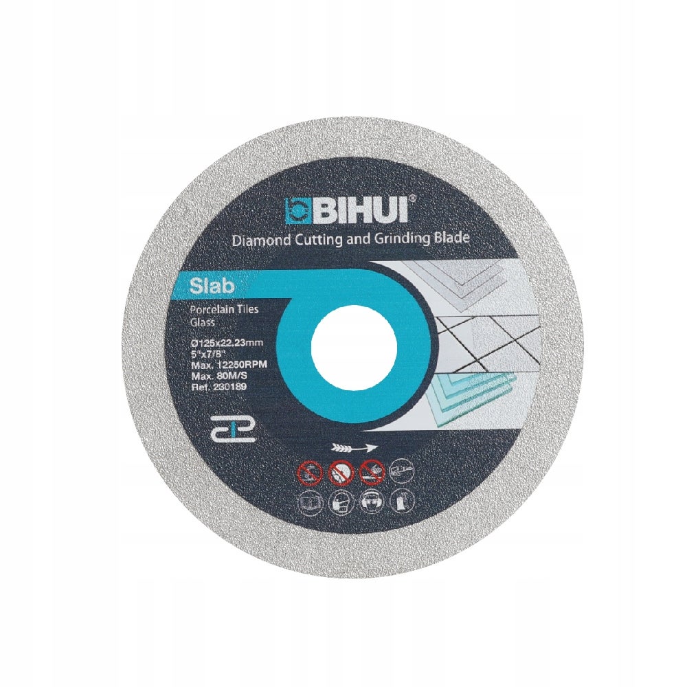 Tarcza Diamentowa Do Cięcia i Obrabiania Szkła Bihui DPG125