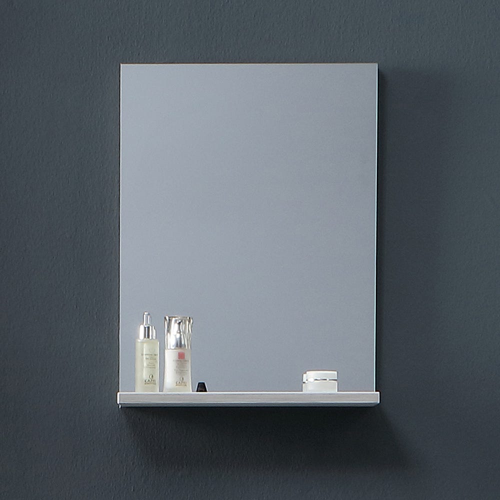 Meuble salle de bains gain de place 42 x 106,50 cm en chene blanchi - 7