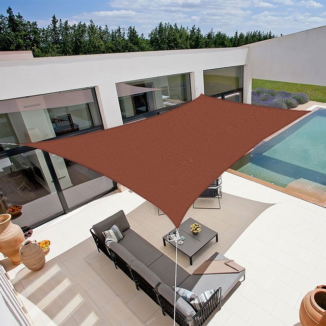 Voile D'ombrage Imperméable Ankuka 3x5m - Protection UV 98% Pour Jardin, Terrasse Ou Camping