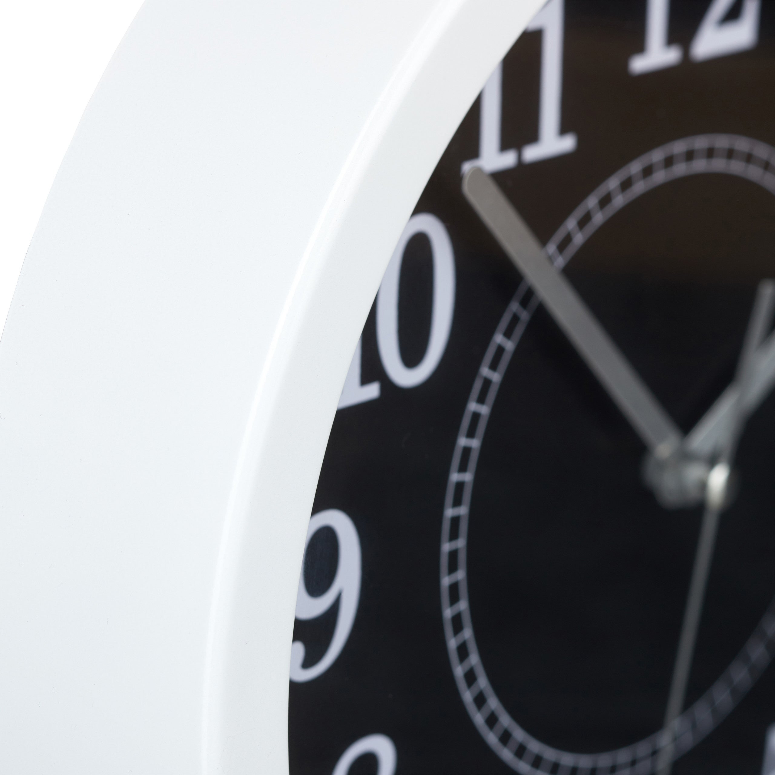 3x Orologio da Parete, Rotondo, Ø 20 cm, da Appendere al Muro, Design Classico, a Batteria, Wall Clock, Bianco - 6