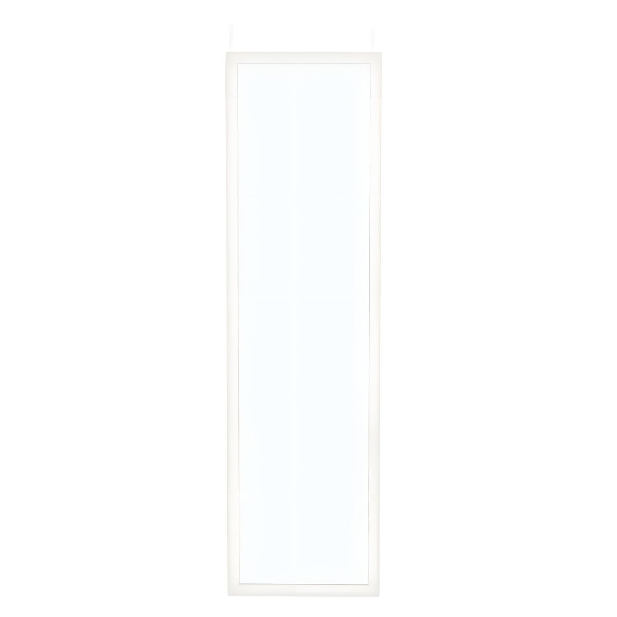 Lustro wiszące GIFTDECOR białe drewniane 120X30 cm 1 szt.
