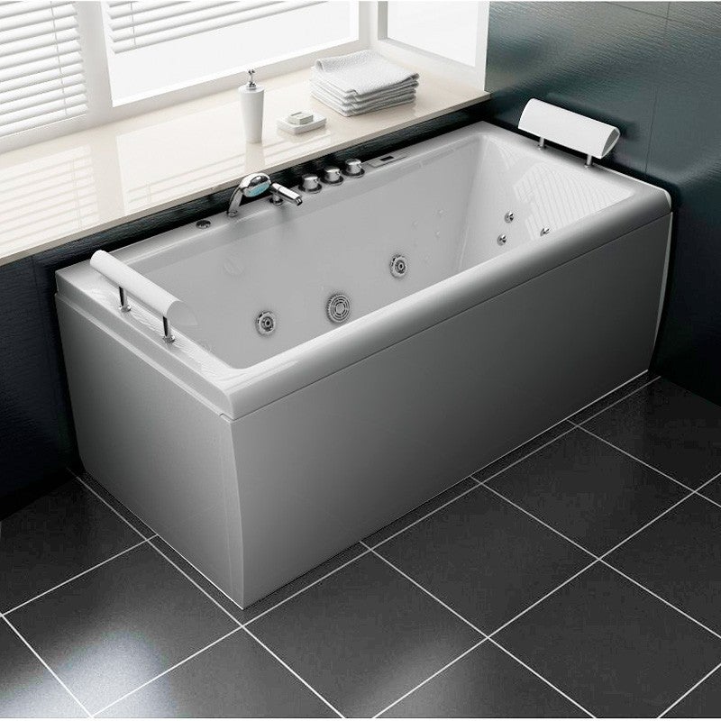 Ecode® bañera de hidromasaje denia 170x81x64cm eco-8529