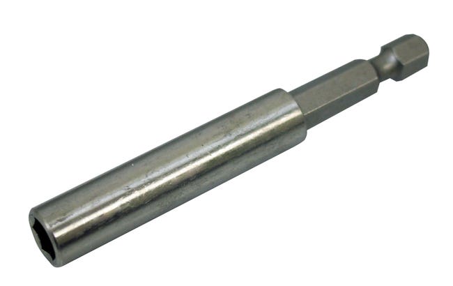 Portapuntas Extensible Einhell Con Vástago 1/4", Mango De Aluminio Ajustable 80-122 Mm, Imán Permanente, Para Atornilladores