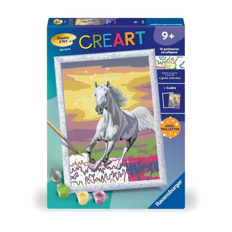Ravensburger - Kit para pintar con números, serie trend D zodiac: virgo Ravensburger - Kit para pintar con números, serie trend D zodiac: virgo