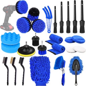 Kit di lucidatura per auto da 25 pezzi - Tampone lucidante per trapano