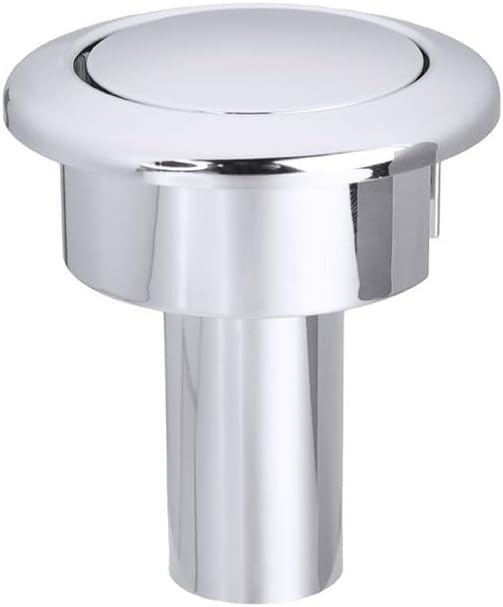 Przycisk spłuczki toaletowej, przycisk zamienny, średnica 48 mm/58 mm, srebrny